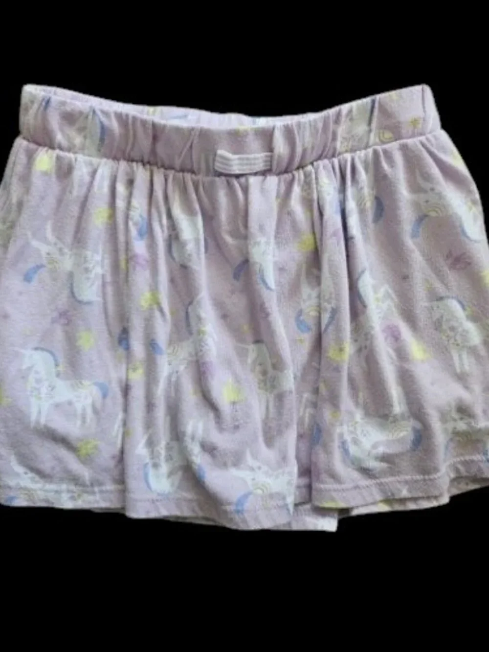 CAT & JACK Lilac Unicorn Print Skort Size 6 6X